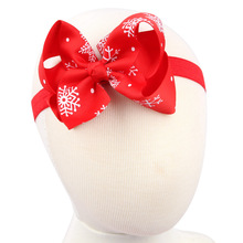 Rope christmas baby girl headband Infant hair accessory Tie bow Headwear tiara headwrap Gift Toddlers bandage Ribbon newborn 2024 - buy cheap
