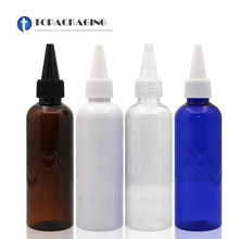 50 * 100ML Needle Nose Cap Bottle Plastic Cosmetic Container Refillable Hair Perm Liquid Essence Oil Dropper Squeeze Makeup Pack 2024 - buy cheap