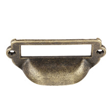 82x40mm Zinc Alloy Antique Brass Label Pull Frame Handle File Name Card Holder For Cabinet Drawer Box Case Furniture Hardware 2024 - buy cheap