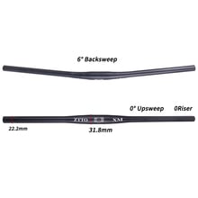 XM MTB Bicycle Handlebar Flat Bar 31.8mm*720mm/780mm Aluminum Alloy Straight Thick Tube 6 degree Backsweep Handle Bar 2024 - buy cheap