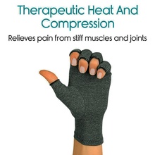 Перчатки для здоровья с артритом, серые перчатки для защиты от отека, эластичные дышащие перчатки для верховой езды, 2019 2024 - купить недорого