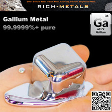 Gallium Metal 250 g 99.9999% pure 6N by Changsha Rich-Metals 2024 - buy cheap