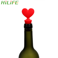 HILIFE Leak Free 1PC Wine Bottle Sealer Cap Bar Tools Silicone Poker Shaped Wine Stoppers Wine Beer Bottle Cork Stopper Plug 2024 - buy cheap