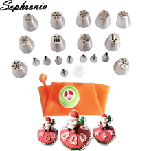 Sophronia 22PCS Christmas Styles Icing Piping Nozzles Pastry Tips Korean Style Tool Set Baking Tools DIY Cake Cream Tools CS078 2024 - buy cheap