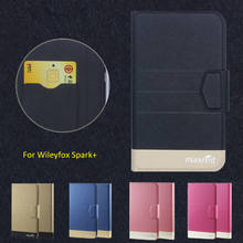 Новинка, лидер продаж! Wileyfox Spark + чехол для телефона, искусственная кожа высокого качества, модные роскошные аксессуары для телефона на заказ 2024 - купить недорого