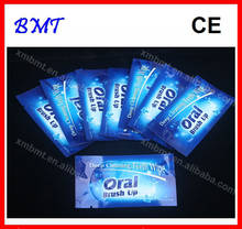 1000 pcs/lot Professional Dental Clean Oral Brush Up Pre and Post Teeth Whitening Deep Cleaning Textured Finger Teeth Wipes 2024 - buy cheap