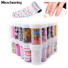 Nail Art Foil 12pcs/set Lace Flowers Cartoon Design Nail Stickers Paper Transferable Nail Decals,DIY Nail Decoration Supplies 2024 - buy cheap