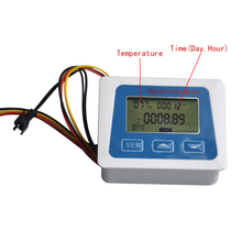 Digital Fuel Gauge LCD Display Water Liquid Flow Meter Totameter Temperature Time Record With G1/2 Flowmeter Flow Tester 2024 - buy cheap