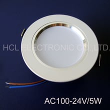 Lâmpada de led para teto, de alta qualidade, 5w, lâmpadas embutidas, iluminação interna e externa, frete grátis, 15 espaços 2024 - compre barato