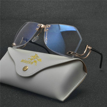Женские большие солнцезащитные очки MINCL2019, дизайнерские прозрачные очки с большой оправой, черные очки UV400 NX 2024 - купить недорого
