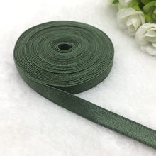 5 yds 3/8 "fita spandex verde escura multifunção dobrável elástico para costura laços acessórios do cabelo cintura vestuário acessório 2024 - compre barato
