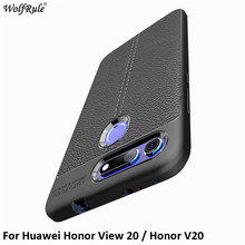 For Cover Huawei Honor View 20 Case Soft Silicone TPU Bumper Protective Back Phone Case For Honor View 20 Cover Honor V20 6.4'' 2024 - buy cheap