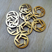 2pieces DIY Folding Knife Brass Washers 710 Gasket Brass Washer CQC 550 551 552 Folding Knife Accessories Tools 2024 - buy cheap