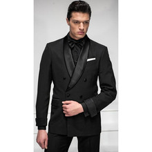 New Arrival 2020 Customized Wedding Tuxedos (Jacket+Pants) 2 Pieces Regular Groom Best Man Men Suits For Prom Party Casual style 2024 - buy cheap