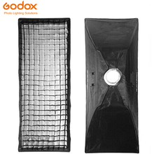Godox-caja de luz estroboscópica para estudio fotográfico, difusor suave con rejilla de panal con montaje Bowens para fotografía, 50x130cm 2024 - compra barato
