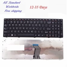 Teclado para laptop inglês americano, novo, para lenovo g570, z560, z560a, z560g, z565, g575, g575gx, g780 2024 - compre barato