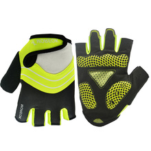 Силикагель велосипедные перчатки половина пальцев противоскользящие мужские и женские спортивные Противоударные Защитные велосипедные перчатки для альпинизма guantes ciclismo 2024 - купить недорого