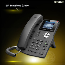 IP Phone 2 SIP Lines HD Voice Enterprise VoIP Telephone with Intelligent LCD Display 2024 - buy cheap