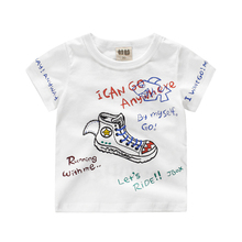 Kids Short Sleeve T-shirt 2018 Summer New Kids Cartoon T Shirt For Girls Baby Boys Cotton Tops Tees Children Casual Clothing 2024 - buy cheap