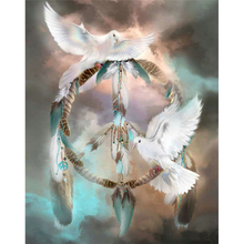 Peace Dove picture Diamond Embroidery needlework square diy diamond painting fashion home decor cross stitch painting A5552R 2024 - buy cheap