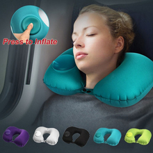 New Protable Soft U-Shape Travel Cushion Pillow for Car Airplane Inflatable Neck Pillow Travel Accessories Protection 2024 - buy cheap