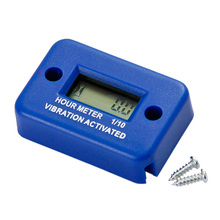 Vibration wireless hour meter Waterproof for gas diesel engine and electric motor lawn mower chain saw tractor truck blue HM016 2024 - buy cheap