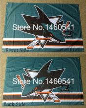 San Jose Sharks Flag 3ft x 5ft Polyester NHL Banner San Jose Sharks Flying Size No.4 144* 96cm QingQing Flag 2024 - buy cheap