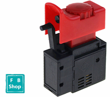1PCS FA2-6/1BEK 250V 6A 5E4 Red+Black Lock On Power Tool Electric Drill Trigger Switch Electric tool fittings switch 2024 - buy cheap