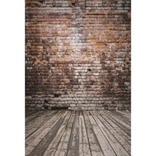 Laeacco Grunge Brick Wall Vintage Wooden Boards Floor Stage Scene Photography Backgrounds Photographic Backdrop For Photo Studio 2024 - buy cheap