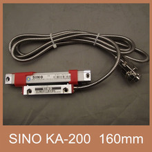 Free Shipping 16mm*16mm Sino KA200 160mm Linear Scale Sino KA-200 160mm linear ruler  for lathe machine 2024 - buy cheap