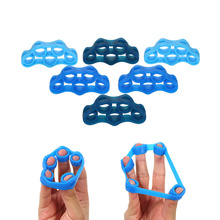Набор эластичных ремешков для пальцев, растягивающее устройство для упражнений на запястье, тренажер для пальцев, ручка для пальцев 2024 - купить недорого