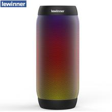 lewinner colorful Waterproof LED Portable Bluetooth Speaker BQ-615 Wireless Super Bass Mini Speaker with Flashing Lights FM 2024 - buy cheap