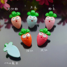 10pcs/lot  Flat Back resin colorful carrot 17*28mm for phone kid's hair decoration Holiday Decoration Gift Christmas 2024 - buy cheap