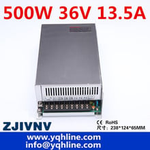 500w 36Vv 13.5a programmable switching power supply ac to dc for LED strip ight, CCTV Camera and industrial (s-500-36) 2024 - buy cheap