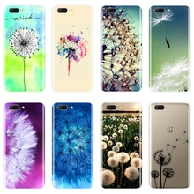 Funda de teléfono para One Plus 3 3T 5 5T 6 6T, funda trasera Floral de flor de diente de león púrpura para OnePlus 3 3T 5 5T 6T 2024 - compra barato