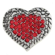 Jayna Lee 18mm 20mm Heart Love Red Crystal Snap  Pops Fit Ginger Snaps Interchangeable Jewelry for women men gifts GJS7053 2024 - buy cheap