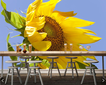 Papel de parede Sunflowers Flowers photo 3d wallpaper mural for living room TV sofa wall bedroom wall papers home decor cafe bar 2024 - buy cheap