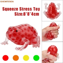 Новинка 8 см шарик для снятия стресса липкие сжимаемые лягушки для снятия стресса игрушка для снятия стресса 2024 - купить недорого