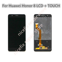 For Huawei Honor 8 LCD Display touch screen Digitizer Assembly For Huawei Honor 8 FRD-L19 FRD-L09 5.2 inch Frame with Free Tools 2024 - buy cheap