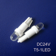 Luz led T5 de 24V, 24V,T5 de alta calidad, W3W, lámpara indicadora T5, Bombilla T5, DC24V T5, Envío Gratis 100 Uds. Por lote 2024 - compra barato