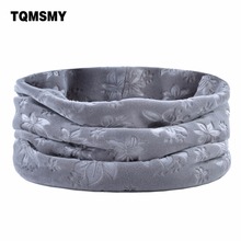 TQMSMY Solid Color Flower Style Velvet Ring Scarf Unisex Winter Warm Ring Scarves Thick Warm Neck Super Elastic Knit TMDH61 2024 - buy cheap