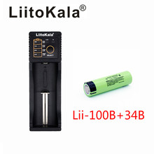 2019 New original for  18650 3400mAh 3400 battery  NCR18650B 3.7V Rechargeable batteries+Lii-100B 18650 charger 2024 - buy cheap