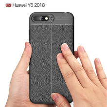 Чехол из углеродного волокна для Huawei Y6 2018/чехол для Huawei Honor 7A 5,7 дюйма, мягкий чехол для Huawei Y6 2018, чехлы, Coque Fundas Etui Capa 2024 - купить недорого