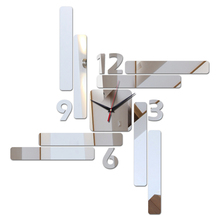 special offer diy wall stickers home decoration modern design living room clocks clock acrylic mirror sticker 2024 - buy cheap