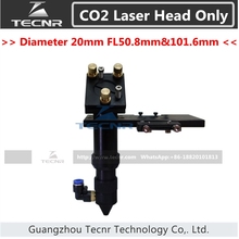CO2 laser head set  integrative focus lens and 25MM Dia laser mirror mount 50.8MM FL 2024 - buy cheap