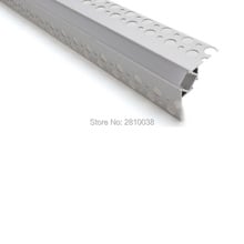 10 X 2M Sets/Lot V shape aluminum profile for led stripes 180 degree beam angle led aluminum profile for outer wall lamps 2024 - buy cheap