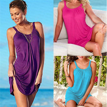 Hirigin vestido de verão feminino, de algodão, confortável, fashion, casual, praia, sólido, mini vestido, sem mangas, alça spaghtti 2024 - compre barato