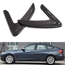 Adesivo de fibra de carbono para porta frontal de carro, adesivo de guarnição para bmw 3 series f30 2014-2019, acessórios de estilo 2024 - compre barato