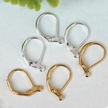 Hot 20pcs Prevent Allergy D-Shaped French Ear Clip Handmade Earring Hook Metal Earrings Clasps Diy Fashion Jewelry Accessories 2024 - buy cheap