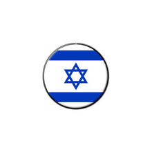 low price custom Israel Flag Metal Lapel Hat Pin Tie hot sales custom made print round country flag lapel pin badges 2024 - buy cheap